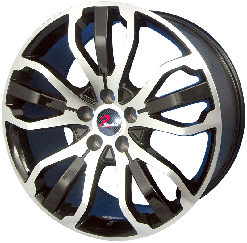 21×9.5 inch Semi Matte Black machine face wheel rim