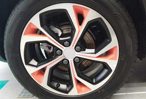 Analysis of two color coating technology for aluminum alloy wheels