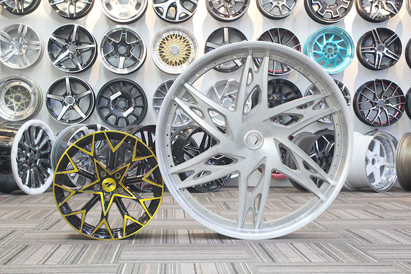 The first 34 inch aluminum alloy wheels of China