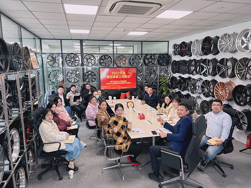 Shanghai Jihoo's first working day meeting in 2022