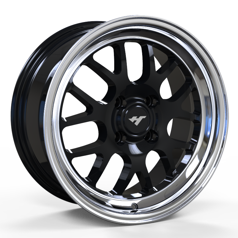 15X70 inch black / mirror　wheel rim