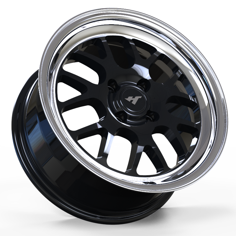 15X70 inch black / mirror wheel rim
