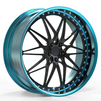 20X8.5 inch blue　forged and custom wheel rim