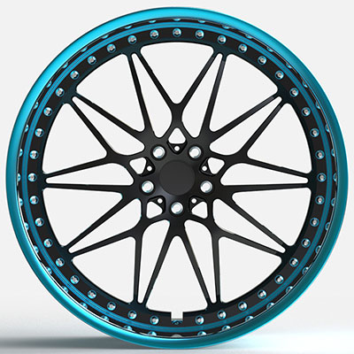 20X8.5 inch blue forged and custom wheel rim