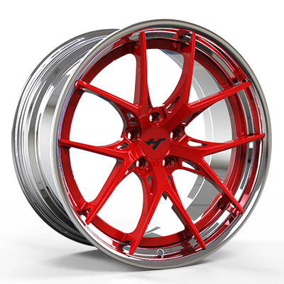 18-24 inch chrome + red forged and custom wheel rim
