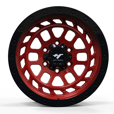 18-24 inch black + red forged and custom wheel rim