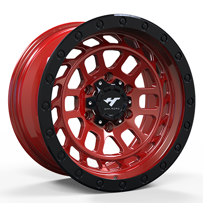 18-24 inch black + red forged and custom wheel rim