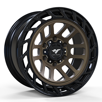 17X9.0 inch 6X139.7 Black & Bronze wheel rim