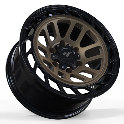 17X9.0 inch Black & Bronze wheel rim