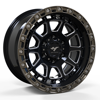 17X9.0 inch bronze & black wheel rim