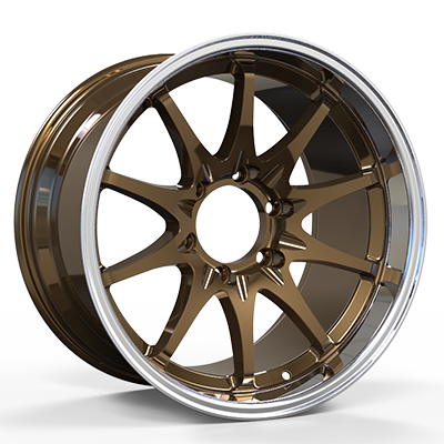 18X10.5 inch bronze & mirror wheel rim