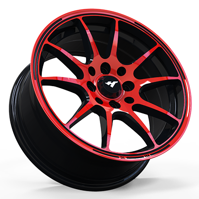 14X6.0 inch Red wheel rim