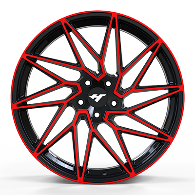 20X8.5 inch red wheel rim