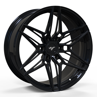 18X8.0 inch 5X108 black wheel rim