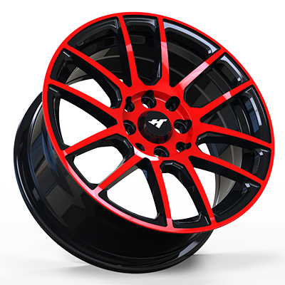 15X7.0 inch red face wheel rim