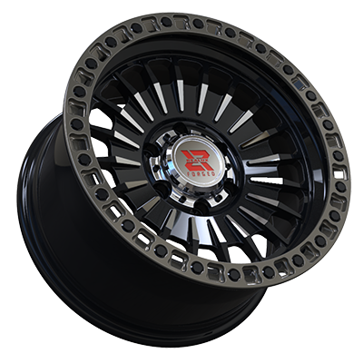 17X7.5 inch Black & Bronze forged and custom wheel rim