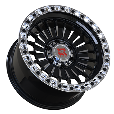 17X8.0 inch Black Machine Lip forged and custom wheel rim 17X8.0 inch Black Machine Lip forged and custom wheel rim