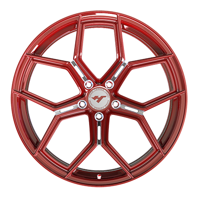 20X9.0 inch Red forged and custom wheel rim 20X9.0 inch Red forged and custom wheel rim