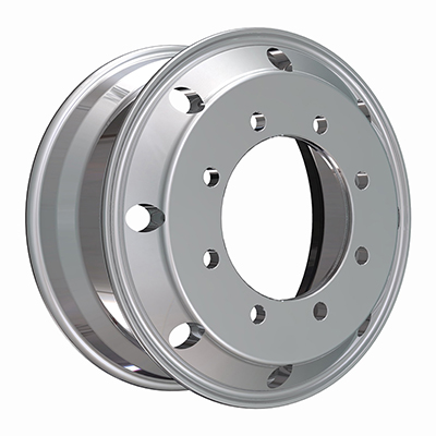 19.5X6.75 inch silver　truck wheel rim