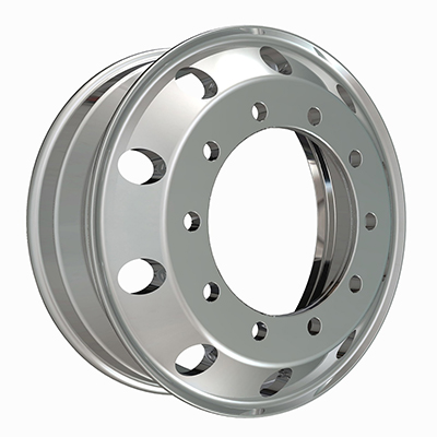 China 22.5X7.5 inch silver truck wheel rim