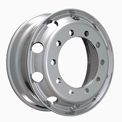 22.5X8.25 inch silver　truck wheel rim