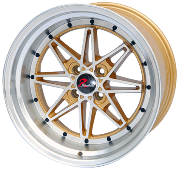 177 1710 inch gold machine face/machine lip wheel rim