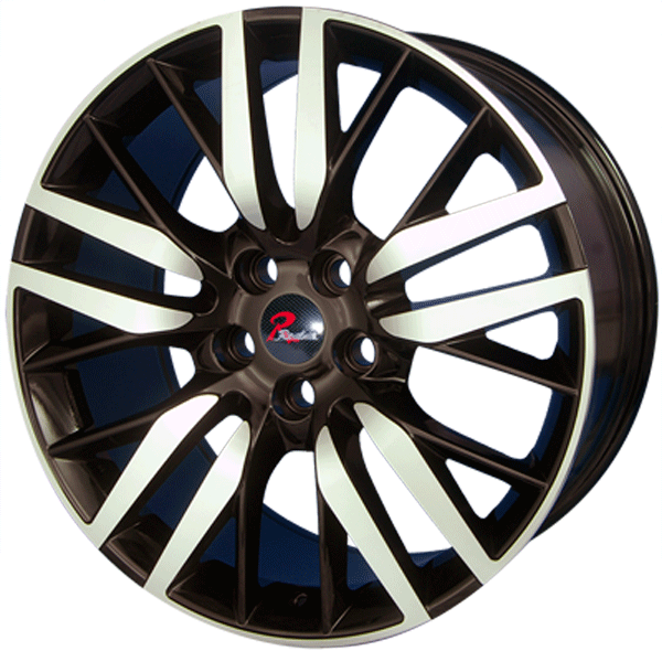 209.5 inch Dark Gun Metal Machine Face wheel rim