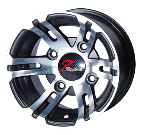 10X7.0 inch Black Machine Face　wheel rim